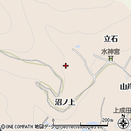福島県伊達郡桑折町成田山神周辺の地図