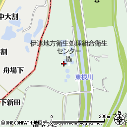 福島県伊達市保原町中瀬道下１号周辺の地図