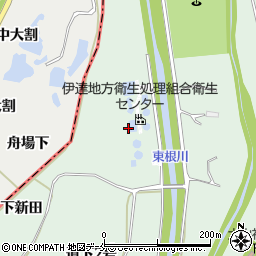 福島県伊達市保原町中瀬（道下１号）周辺の地図