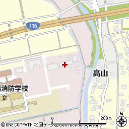 新潟県保健環境科学研究所ウイルス科周辺の地図