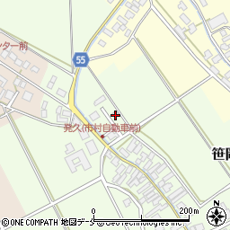 新潟県阿賀野市笹岡445周辺の地図