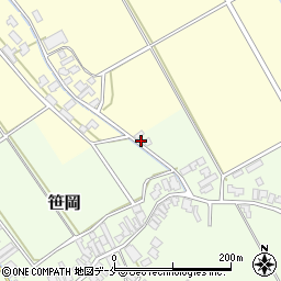 新潟県阿賀野市笹岡1223周辺の地図