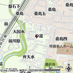 福島県伊達郡桑折町万正寺中道18-1周辺の地図