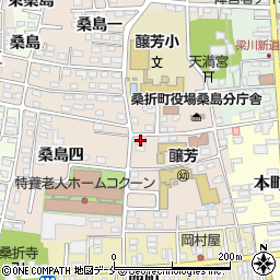 福島県伊達郡桑折町桑島三11周辺の地図