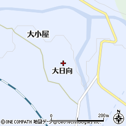 山形県米沢市大小屋（大日向）周辺の地図