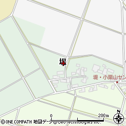 新潟県阿賀野市堤周辺の地図