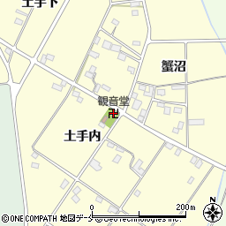 観音堂周辺の地図