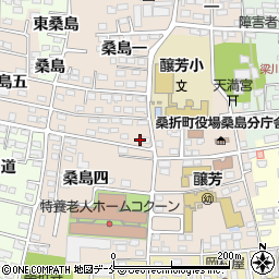 福島県伊達郡桑折町桑島一38周辺の地図