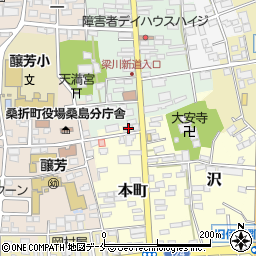 福島県伊達郡桑折町本町38-4周辺の地図