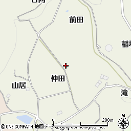 福島県伊達郡桑折町平沢仲田51周辺の地図