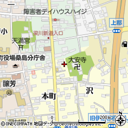 福島県伊達郡桑折町本町83周辺の地図