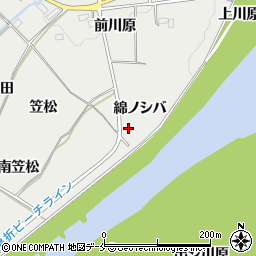 福島県伊達郡桑折町伊達崎綿ノシバ周辺の地図