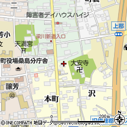 福島県伊達郡桑折町本町84周辺の地図