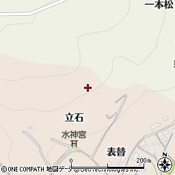 福島県伊達郡桑折町成田咽込周辺の地図