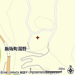 福島県福島市飯坂町湯野崩周辺の地図