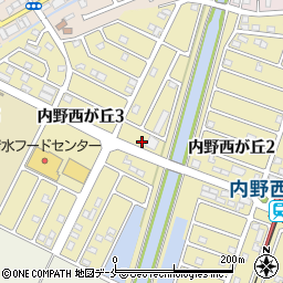 新潟県新潟市西区内野西が丘3丁目14-5周辺の地図