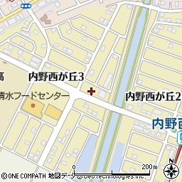 新潟県新潟市西区内野西が丘3丁目14-7周辺の地図