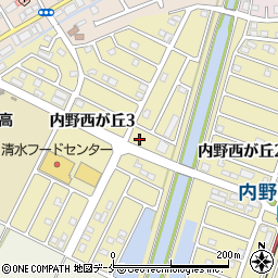 新潟県新潟市西区内野西が丘3丁目14-8周辺の地図