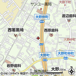大沢自動車修理工場周辺の地図