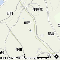 福島県伊達郡桑折町平沢前田31周辺の地図