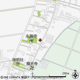 天野自治会館周辺の地図