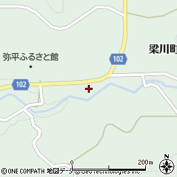 福島県伊達市梁川町白根宮本4-2周辺の地図