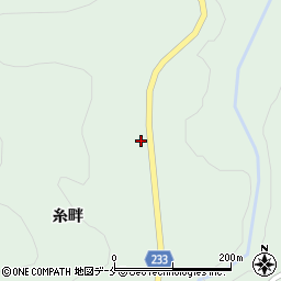 山形県米沢市簗沢433-2周辺の地図