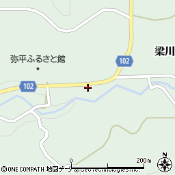 福島県伊達市梁川町白根宮本6周辺の地図