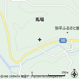 福島県伊達市梁川町白根馬場周辺の地図