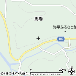 福島県伊達市梁川町白根（馬場）周辺の地図