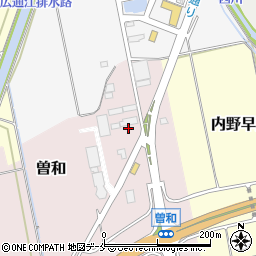 新潟県新潟市西区曽和384周辺の地図