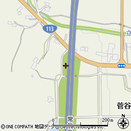 福島県相馬郡新地町駒ケ嶺山屋敷前周辺の地図
