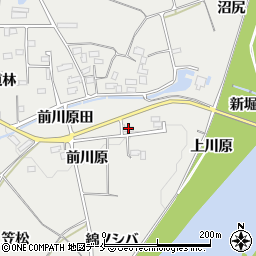 福島県伊達郡桑折町伊達崎前川原42-2周辺の地図