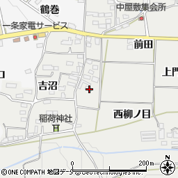 福島県伊達郡桑折町伊達崎西柳ノ目7周辺の地図