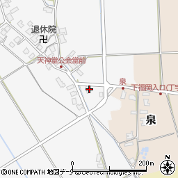 新潟県阿賀野市天神堂722周辺の地図