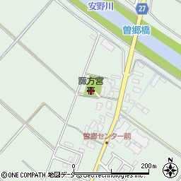 諏方宮周辺の地図