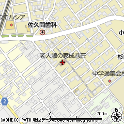 新潟市老人憩いの家　成巻荘周辺の地図