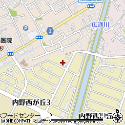 新潟県新潟市西区内野西が丘3丁目5-9周辺の地図