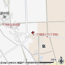 新潟県阿賀野市天神堂832周辺の地図
