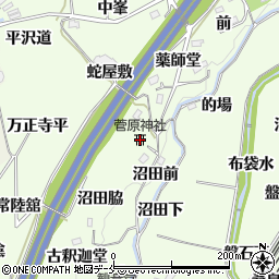 菅原神社周辺の地図