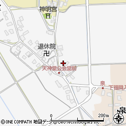 新潟県阿賀野市天神堂800周辺の地図