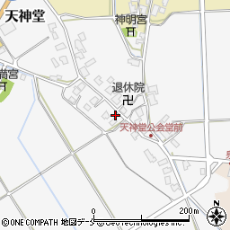新潟県阿賀野市天神堂752周辺の地図