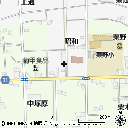 福島県伊達市梁川町二野袋昭和32周辺の地図