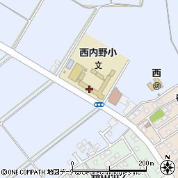 新潟市立西内野小学校周辺の地図