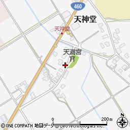新潟県阿賀野市天神堂486周辺の地図