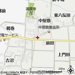 福島県伊達郡桑折町伊達崎前田3周辺の地図