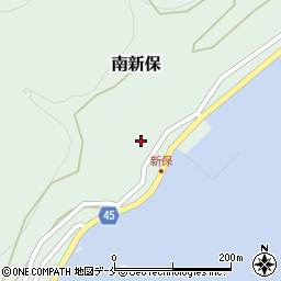 新潟県佐渡市南新保74-1周辺の地図