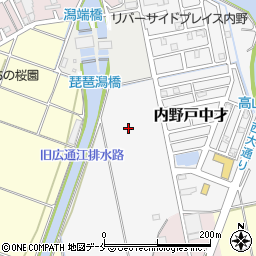 新潟県新潟市西区内野戸中才周辺の地図