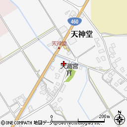新潟県阿賀野市天神堂488周辺の地図