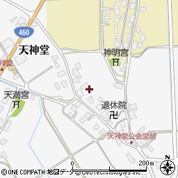 新潟県阿賀野市天神堂744周辺の地図